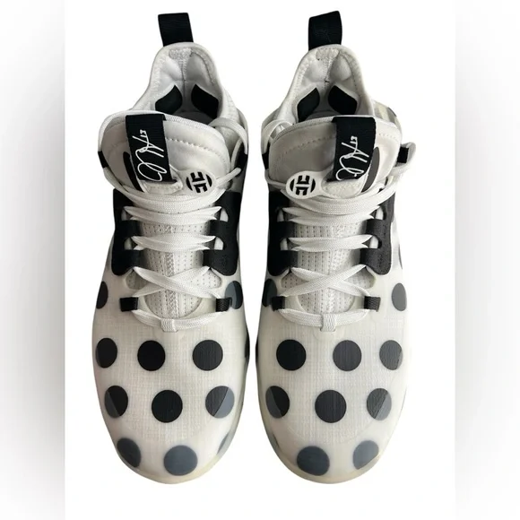 Mens Adidas Harden Vol. 5 Futurenatural Polka Dot Running Athletic Sneakers Sz 8 - Picture 2 of 9